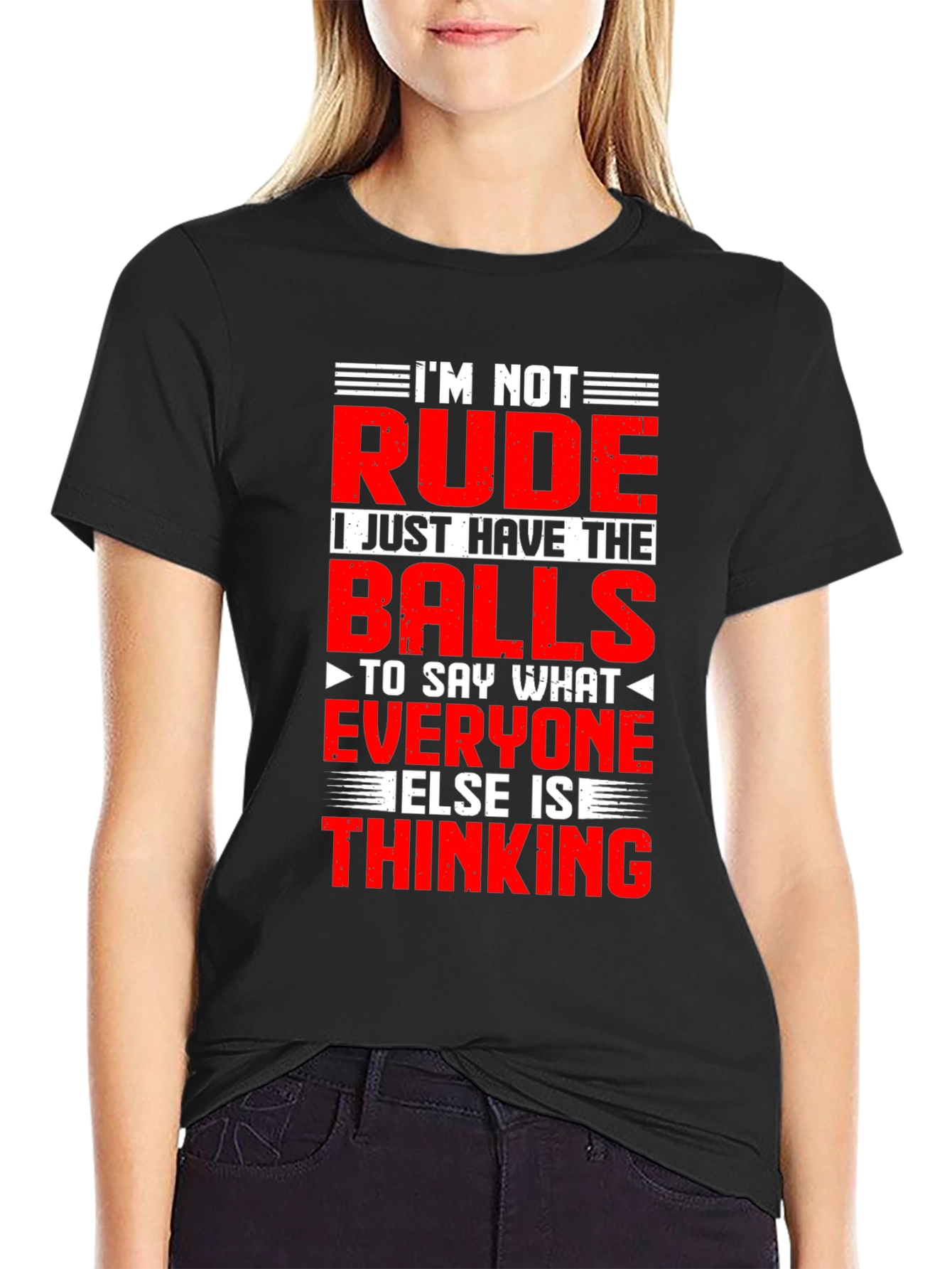 Funny Graphic T-Shirt: Im Not Rude Just Honest