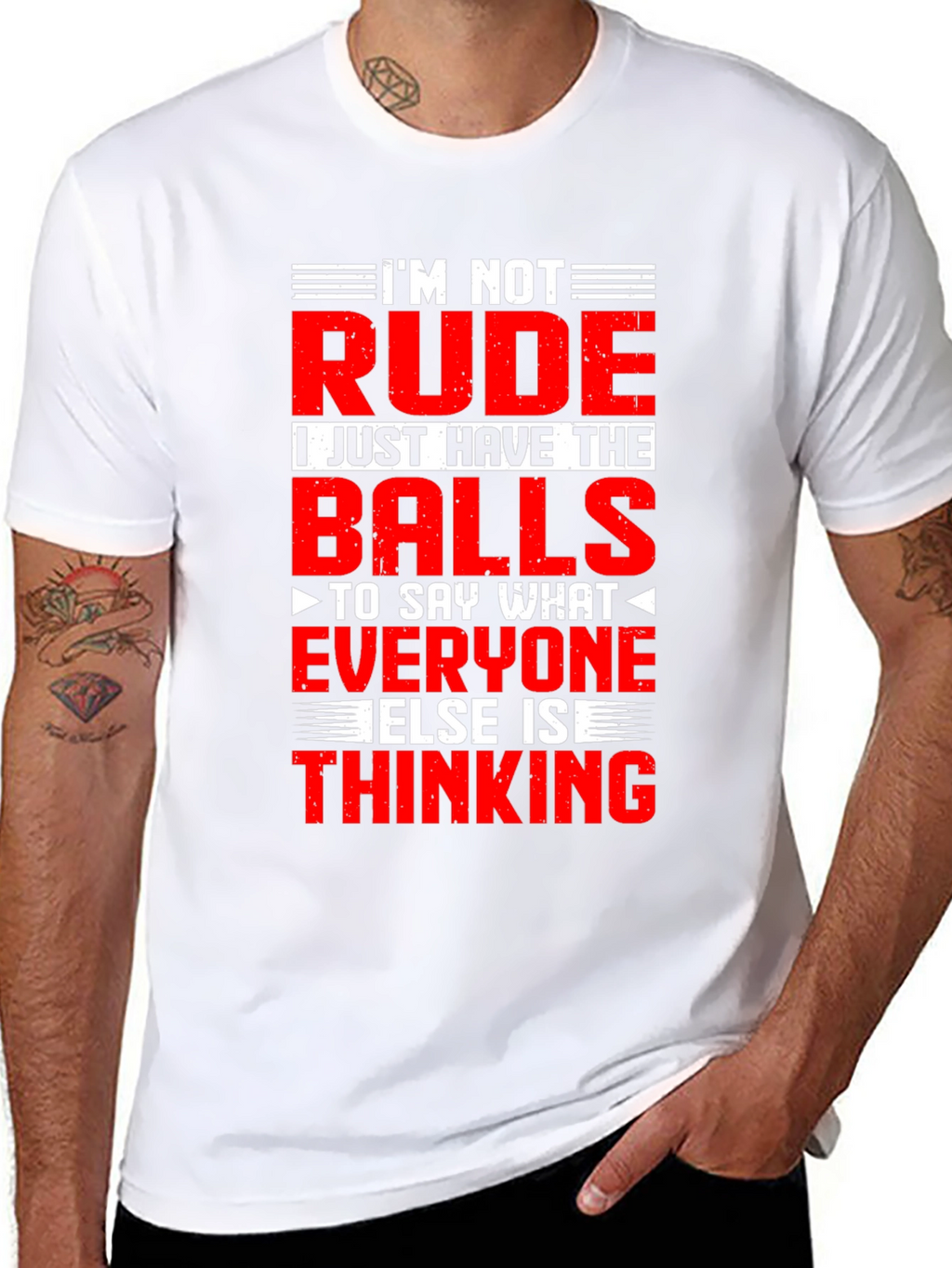 Funny Graphic T-Shirt: Im Not Rude Just Honest