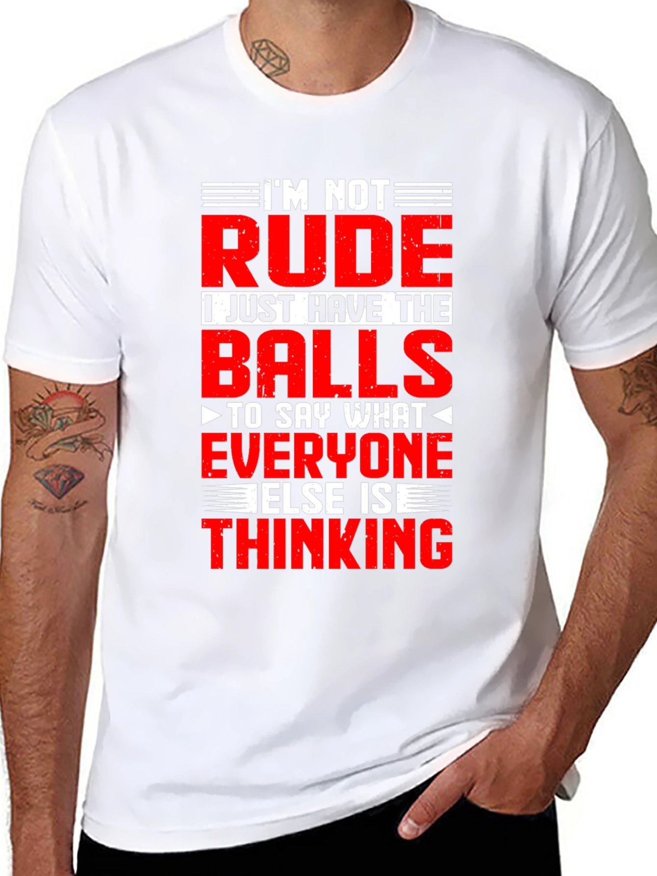 Funny Graphic T-Shirt: Im Not Rude Just Honest