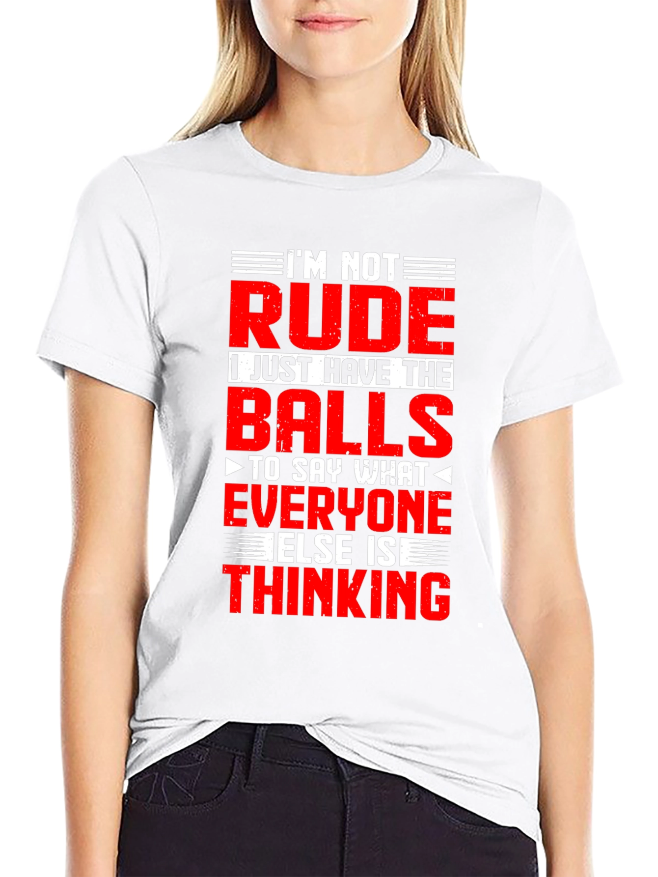 Funny Graphic T-Shirt: Im Not Rude Just Honest