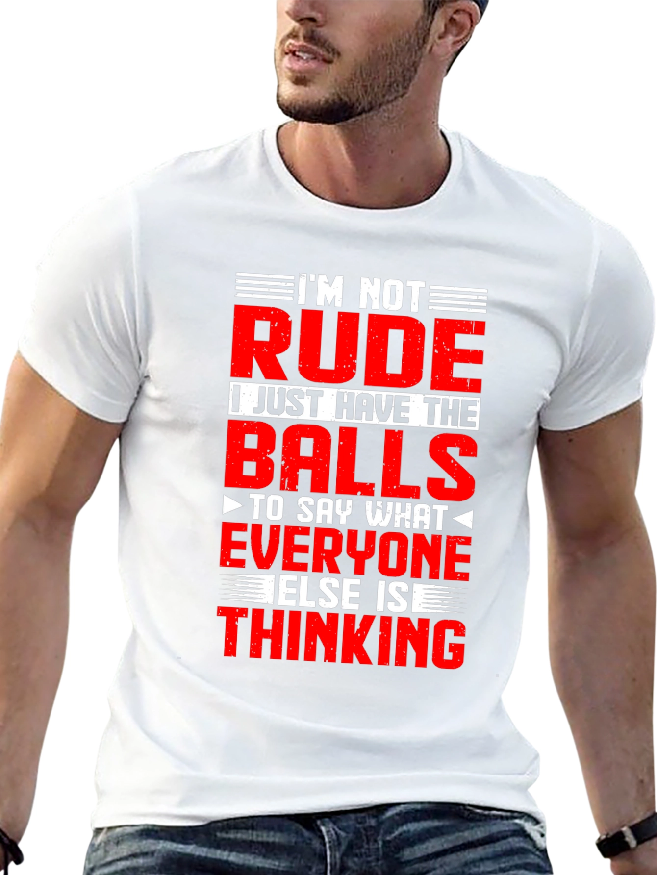 Funny Graphic T-Shirt: Im Not Rude Just Honest