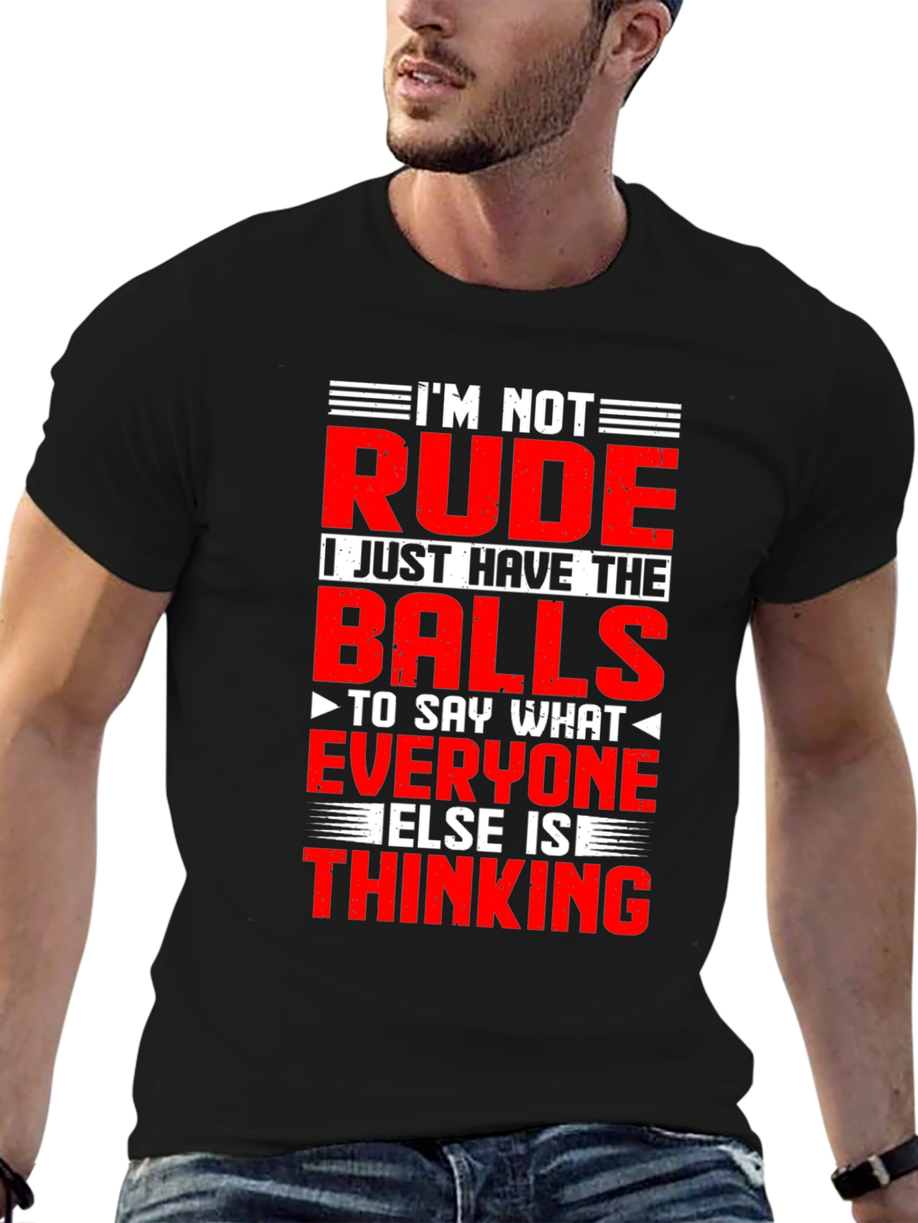 Funny Graphic T-Shirt: Im Not Rude Just Honest