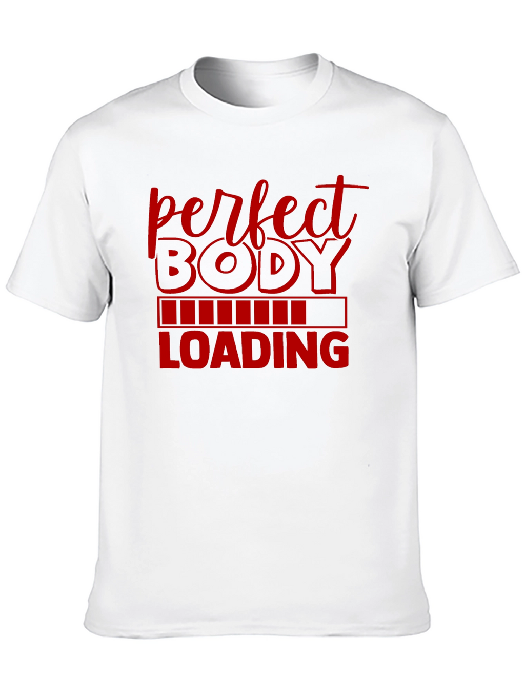 Perfect Body Loading Mens Graphic T-Shirt