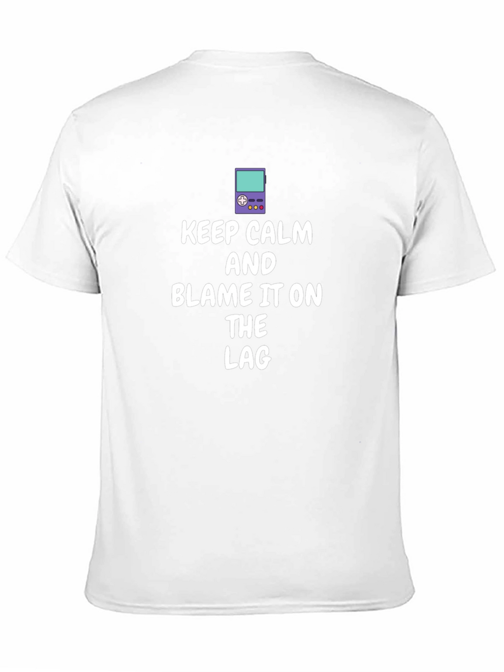 Keep Calm Game Lag T-Shirt - Black Cotton Tee