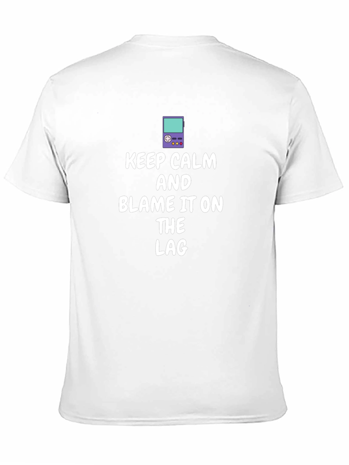Keep Calm Game Lag T-Shirt - Black Cotton Tee