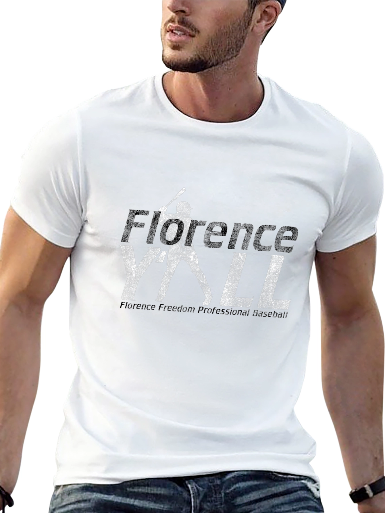 Florence YALL Baseball Graphic T-Shirt