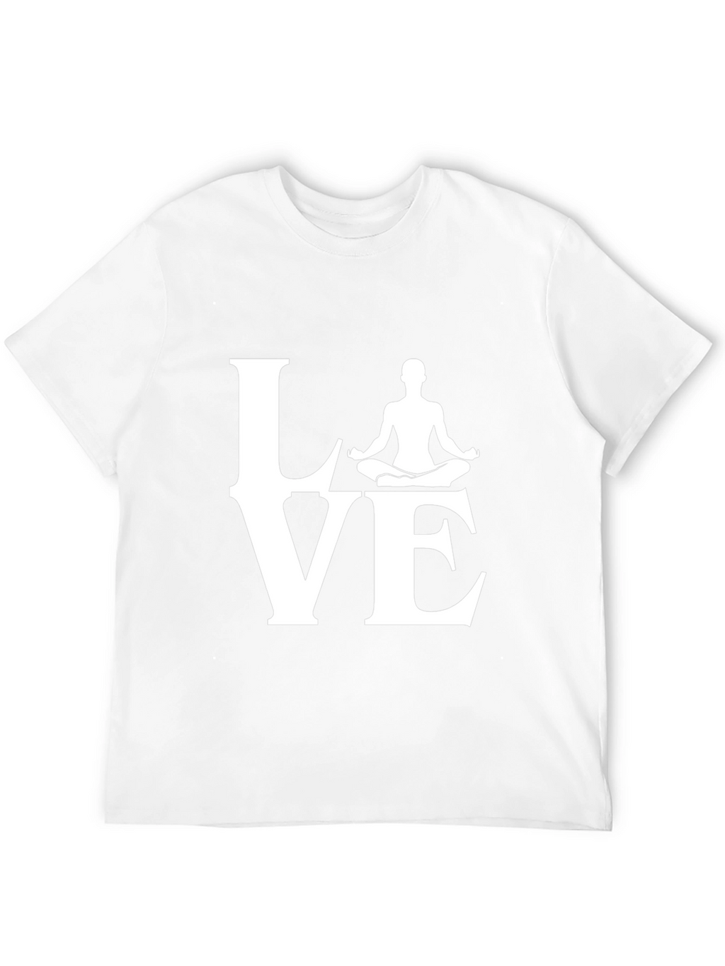 Love Yoga Black T-Shirt for Men