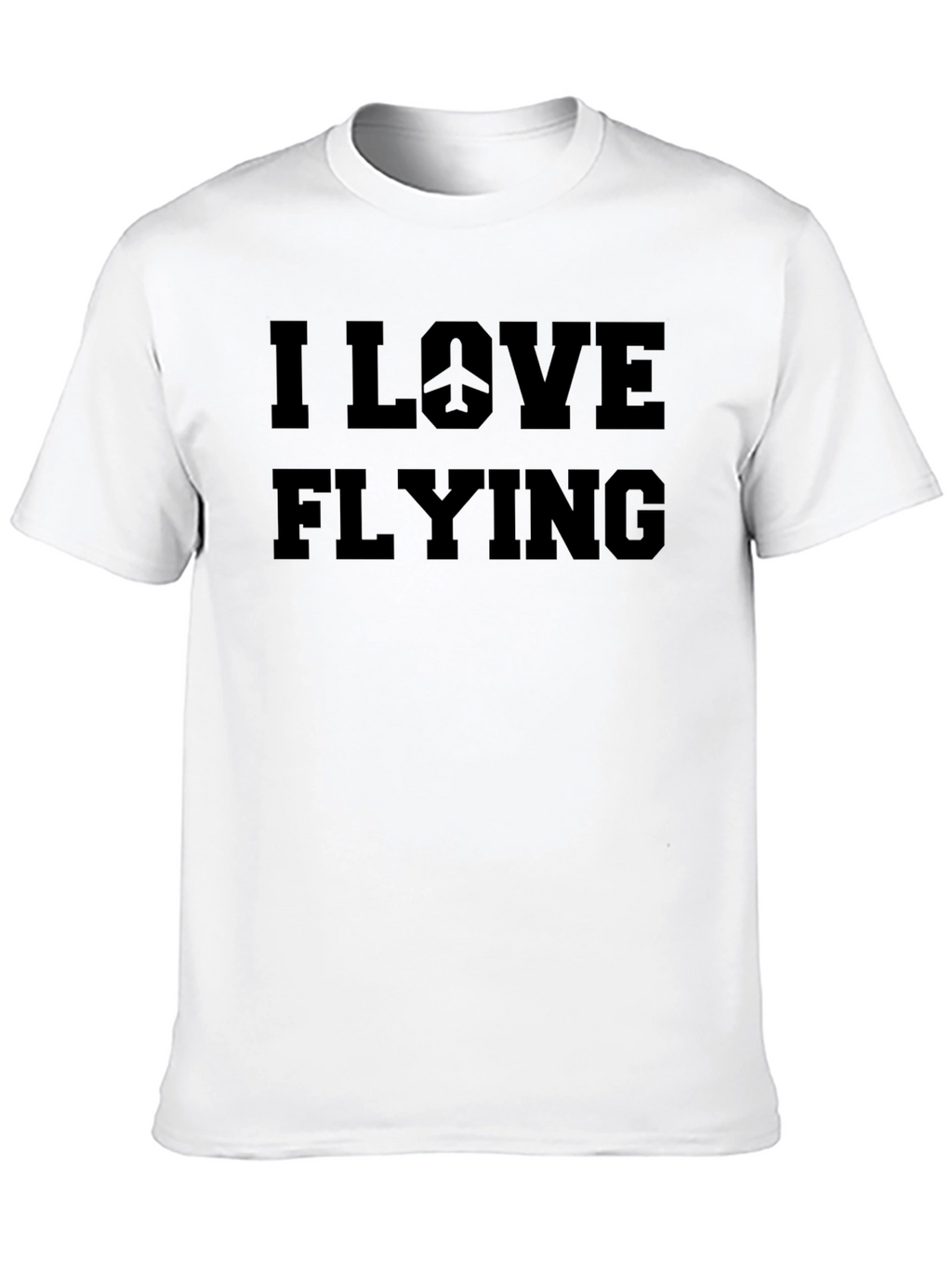 I Love Flying Airplane Graphic T-Shirt