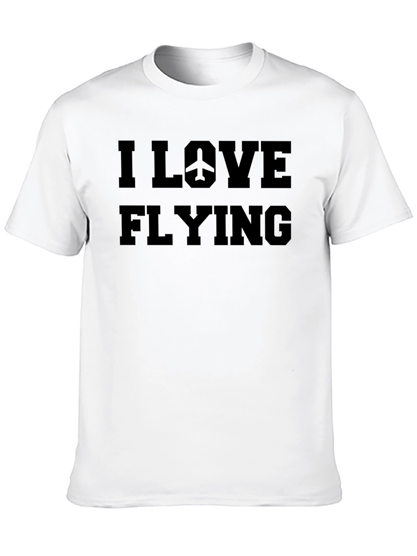 I Love Flying Airplane Graphic T-Shirt