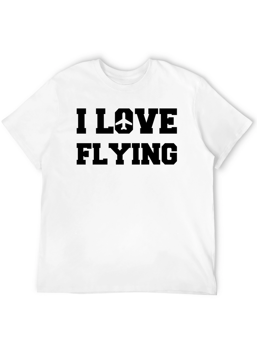 I Love Flying Airplane Graphic T-Shirt