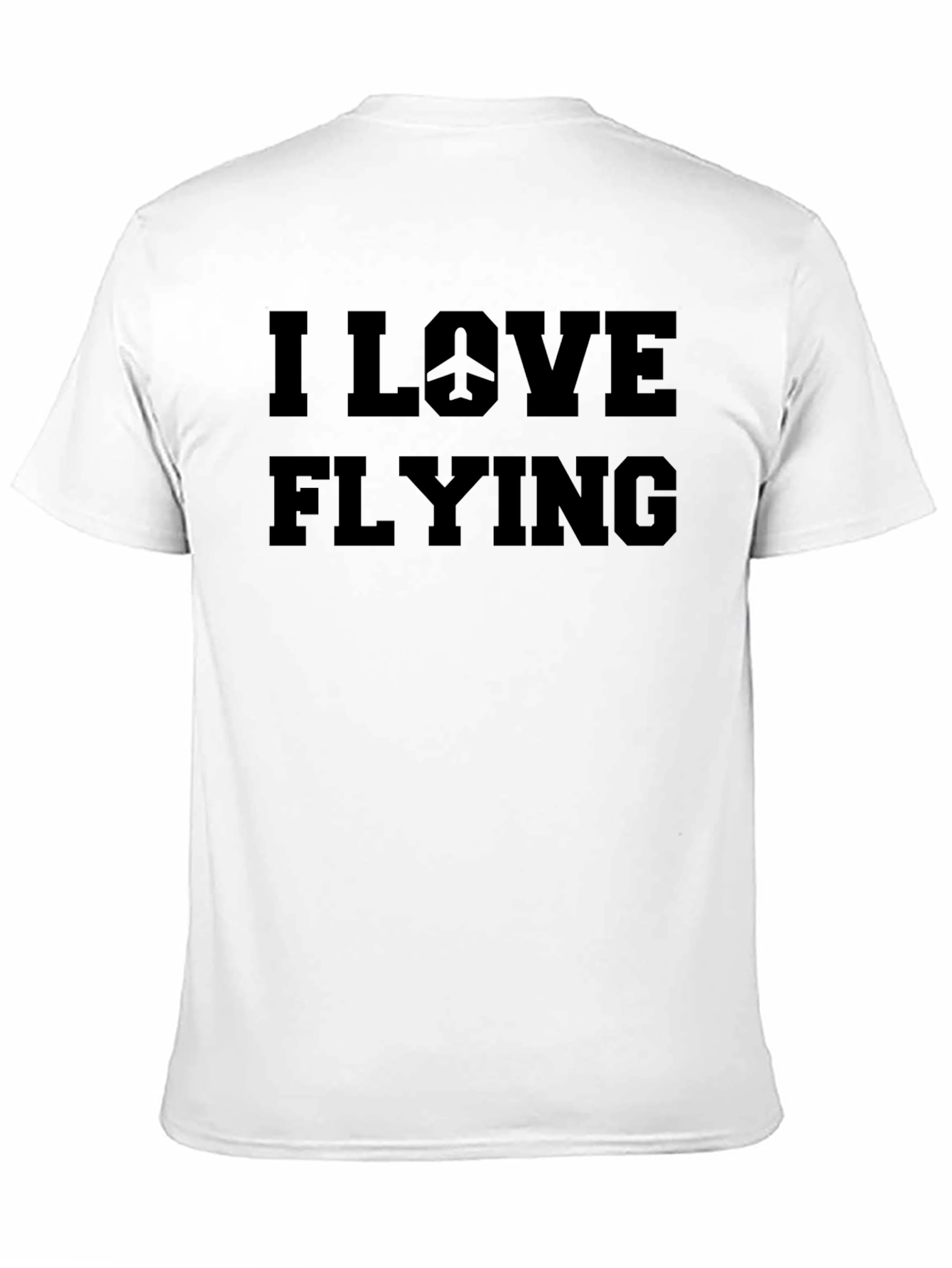 I Love Flying Airplane Graphic T-Shirt