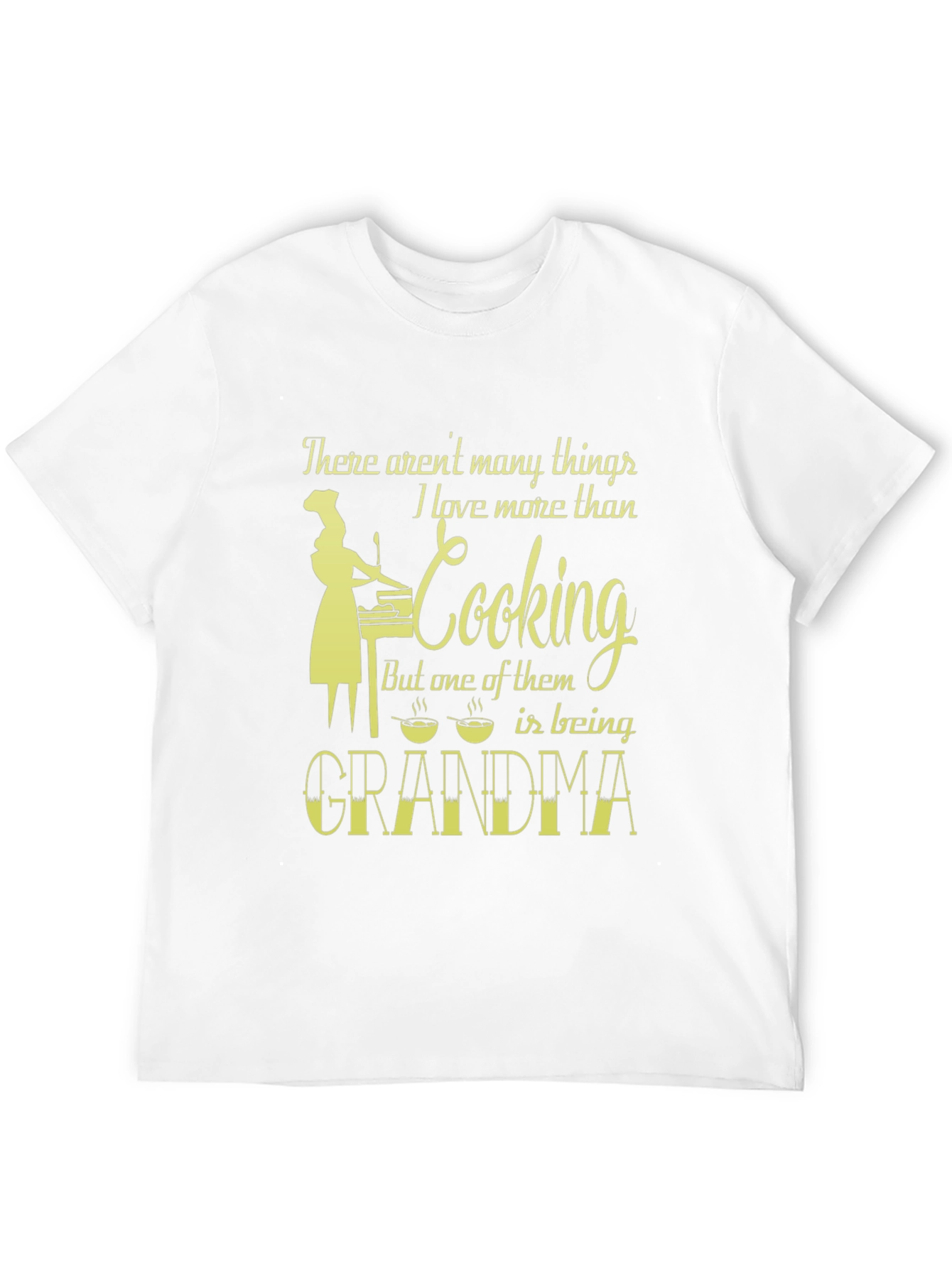 Grandma Cooking T-Shirt - Love More Than Cooking