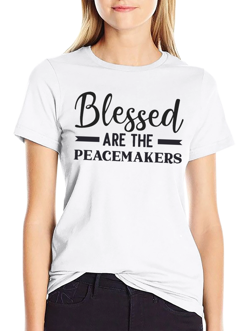 Blessed Are The Peacemakers Graphic T-Shirt