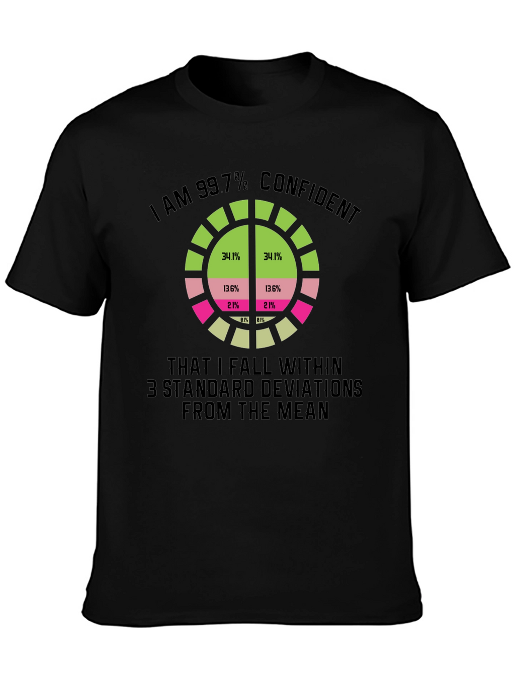 99.7% Confident Statistics T-Shirt