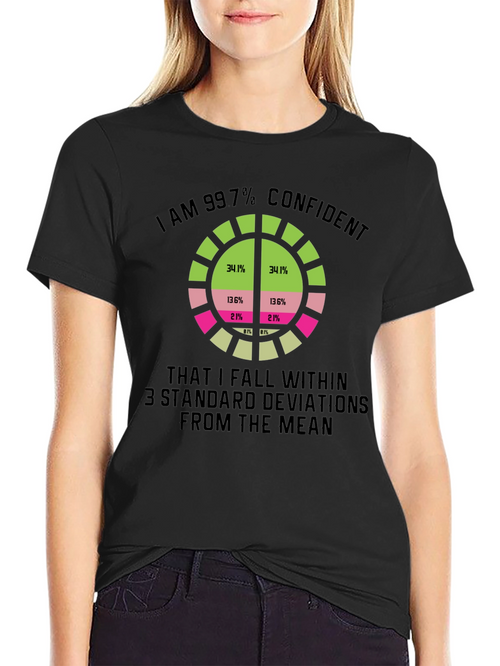99.7% Confident Statistics T-Shirt