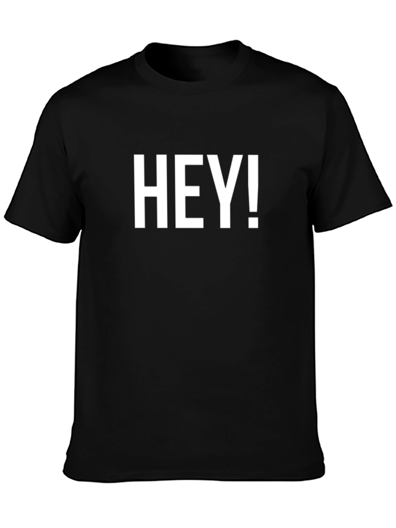 HEY! Graphic Tee - Bold Statement Shirt