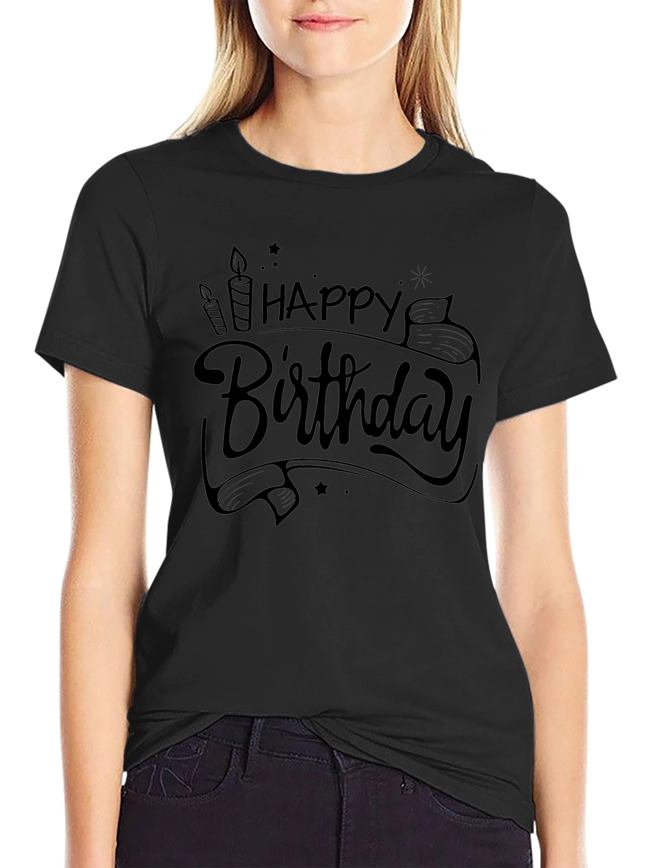 Happy Birthday Graphic T-Shirt | Soft Cotton Tee