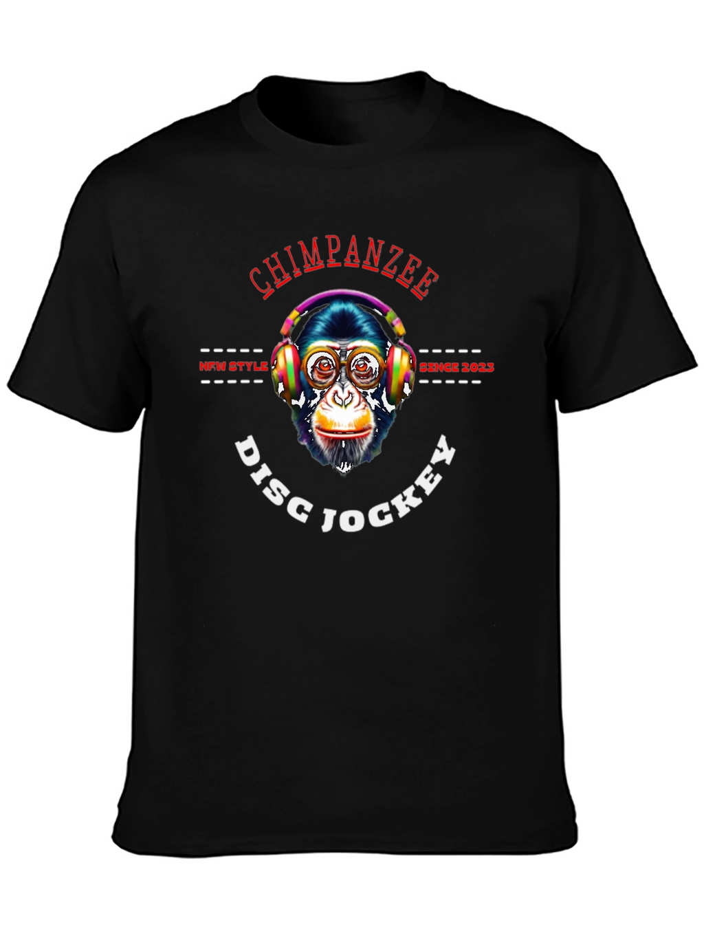 Chimpanzee DJ Graphic Tee - New Style Since 2023!