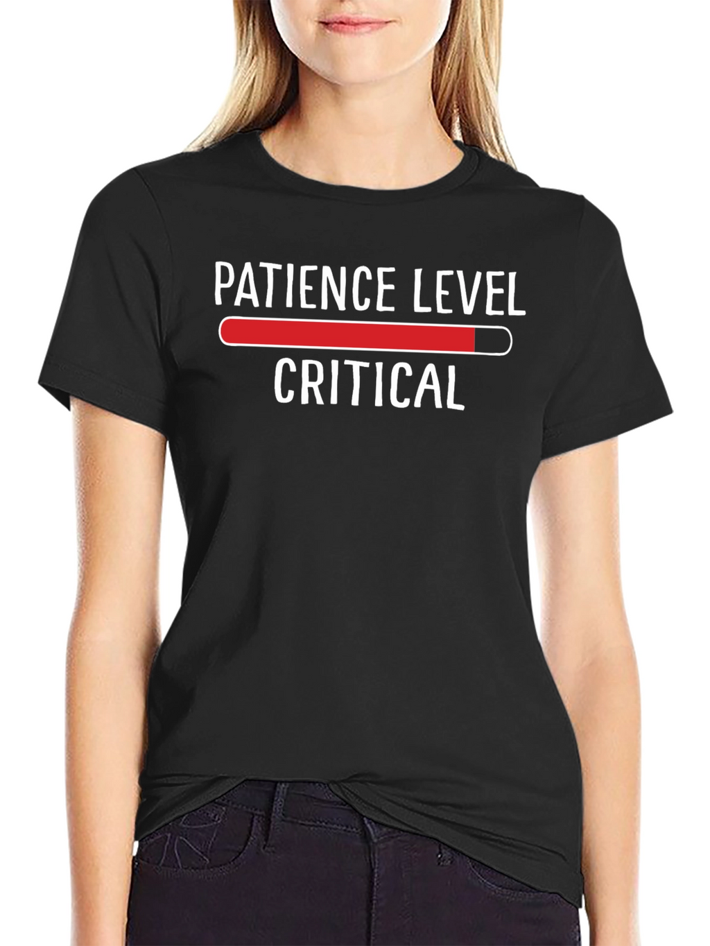 Patience Level Critical Graphic Tee