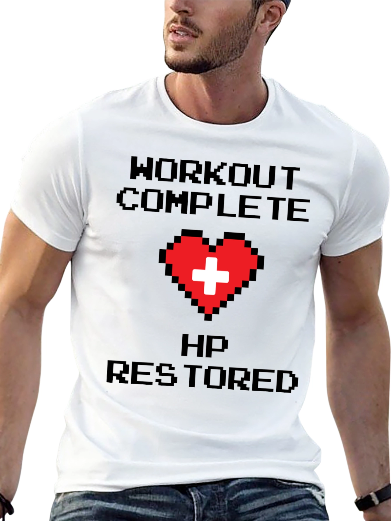 Workout Complete Gamer Tee - HP Restored