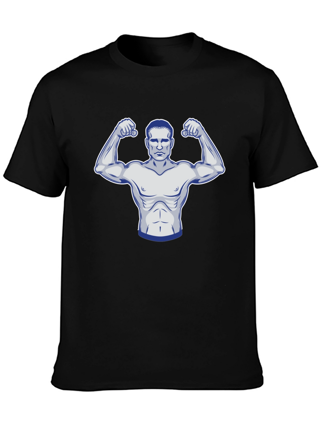 Muscle Man Graphic Tee - Black T-Shirt