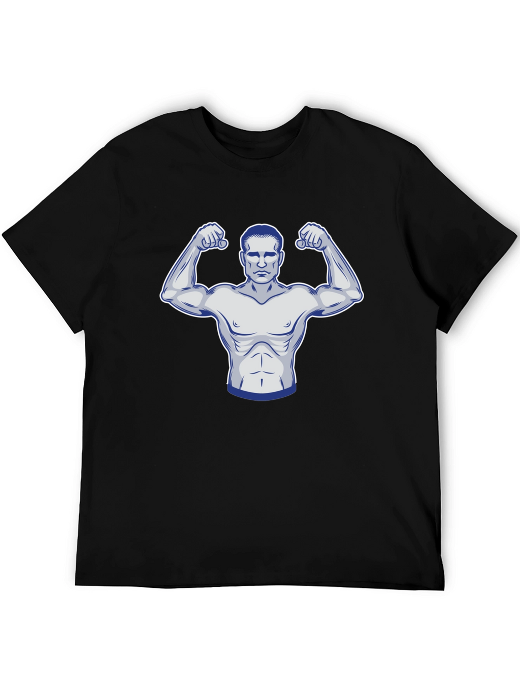 Muscle Man Graphic Tee - Black T-Shirt
