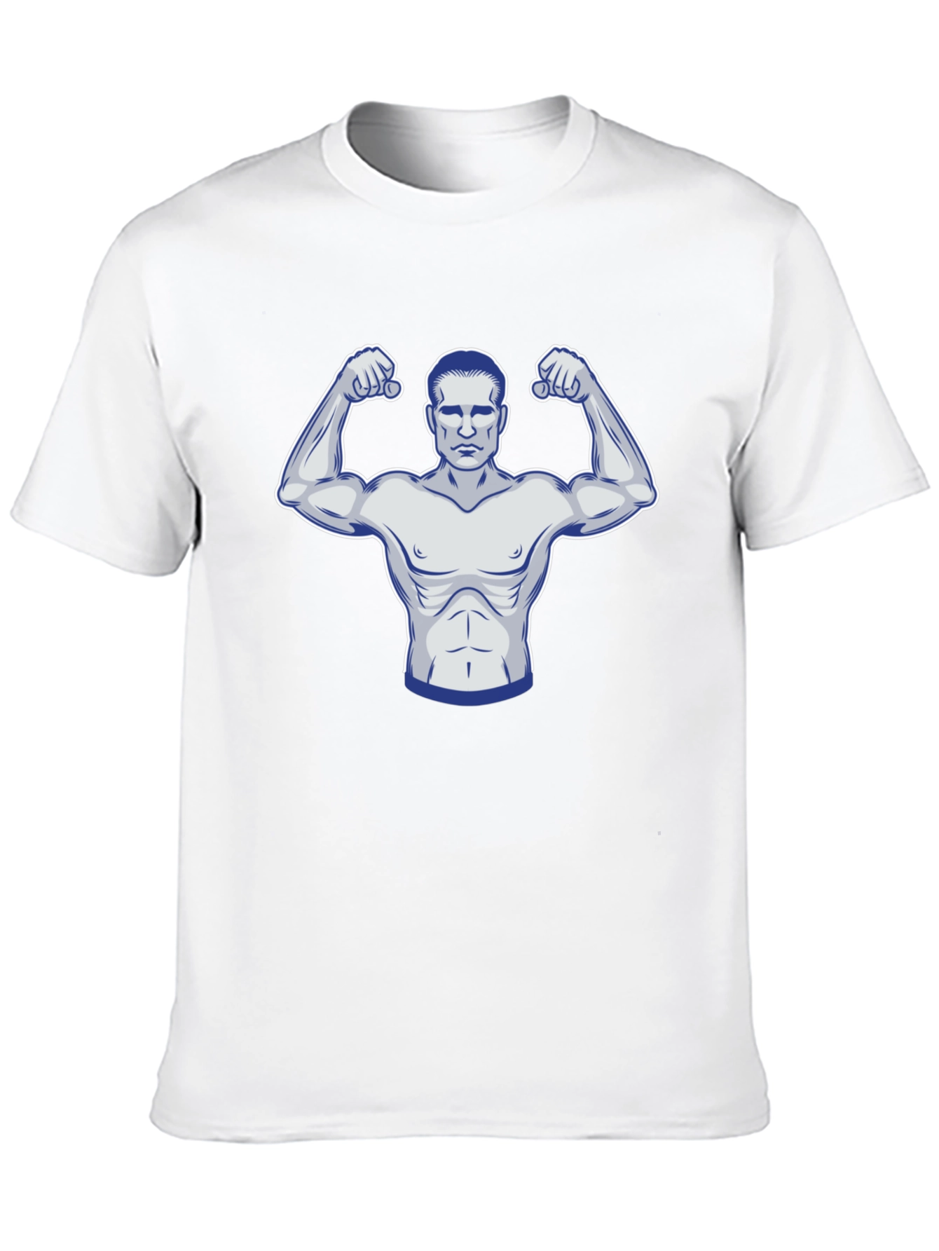 Muscle Man Graphic Tee - Black T-Shirt