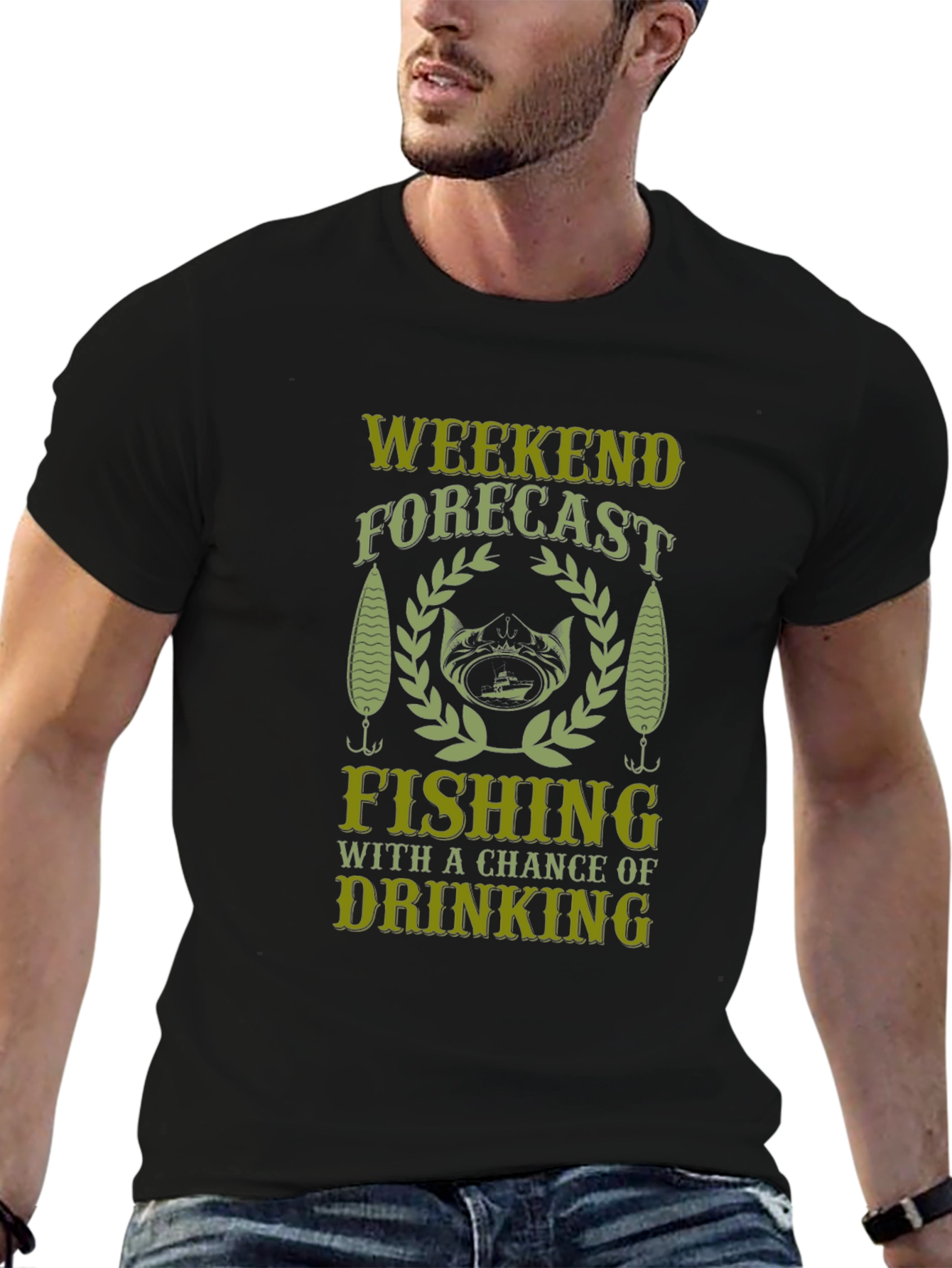 Weekend Forecast Fishing T-Shirt