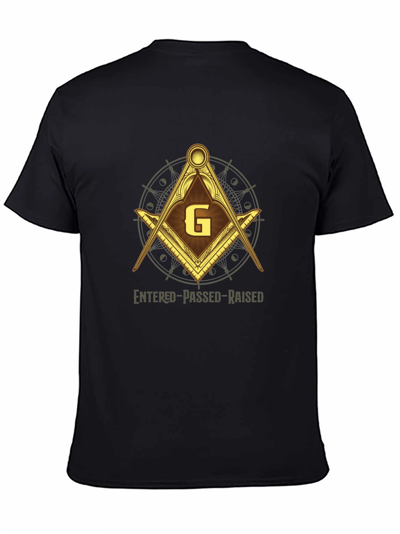 Masonic Compass & Square Graphic Tee - Entered Passed Raised