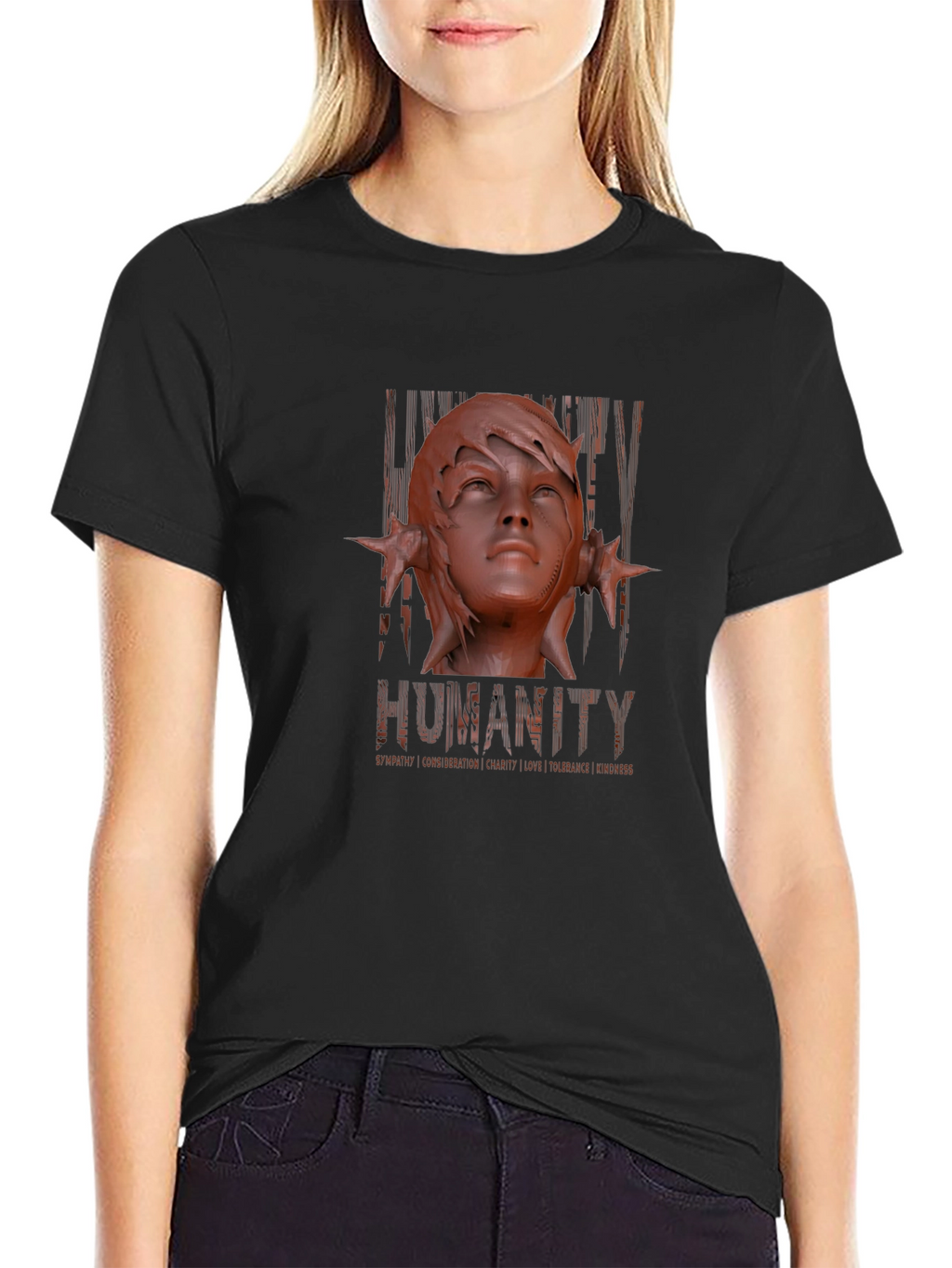 Humanity Graphic Print T-Shirt