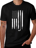 American Flag Golf T-Shirt