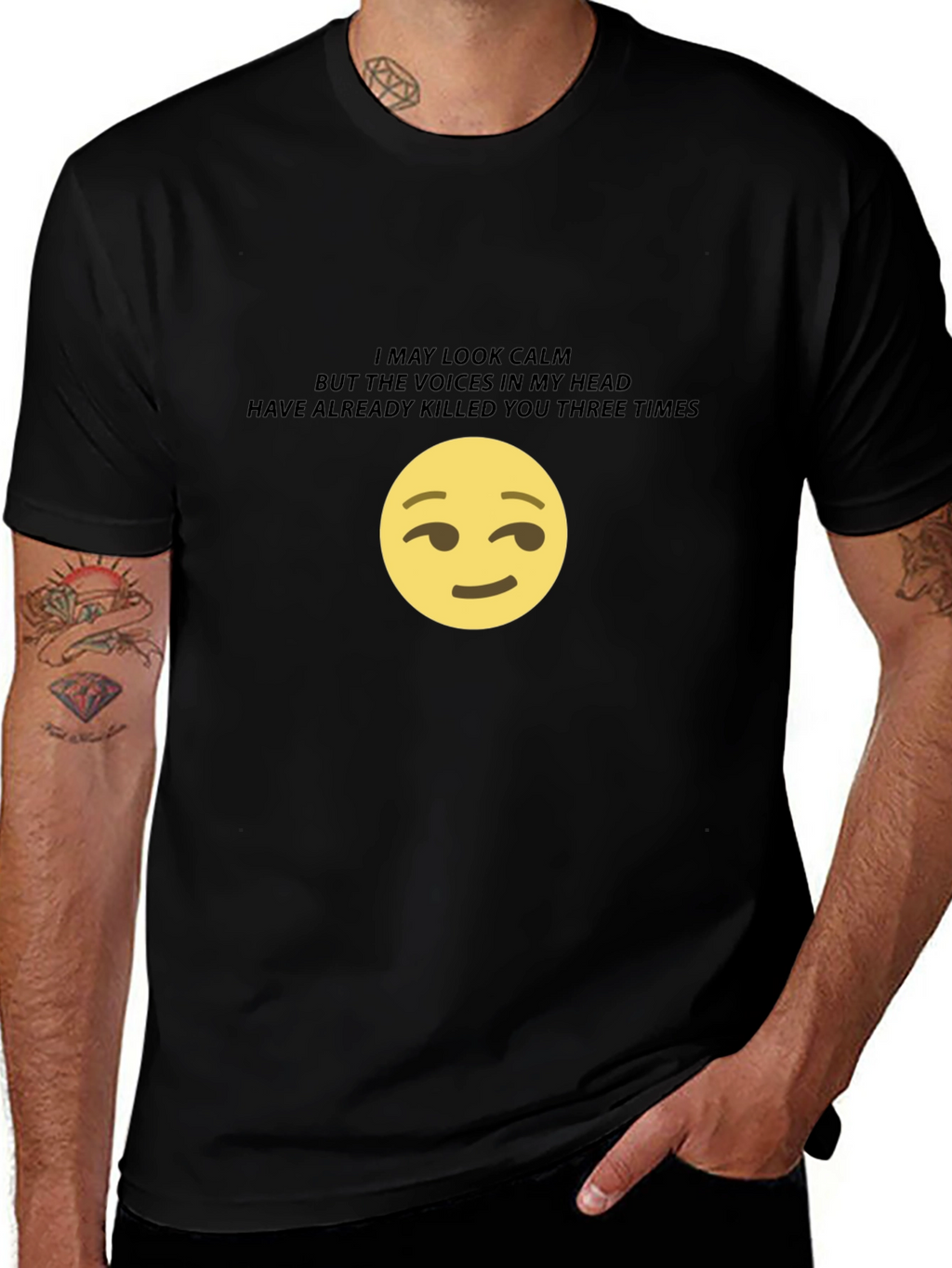 I May Look Calm Graphic T-Shirt