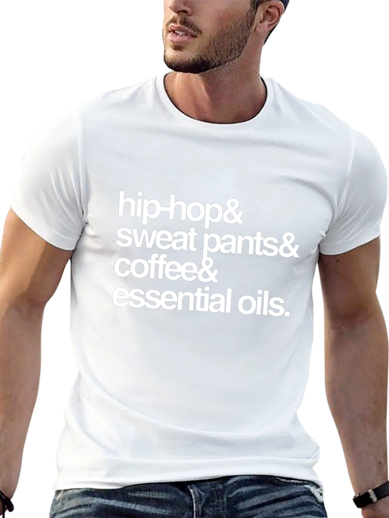 Hip-Hop Sweatpants Coffee & Essential Oils T-Shirt