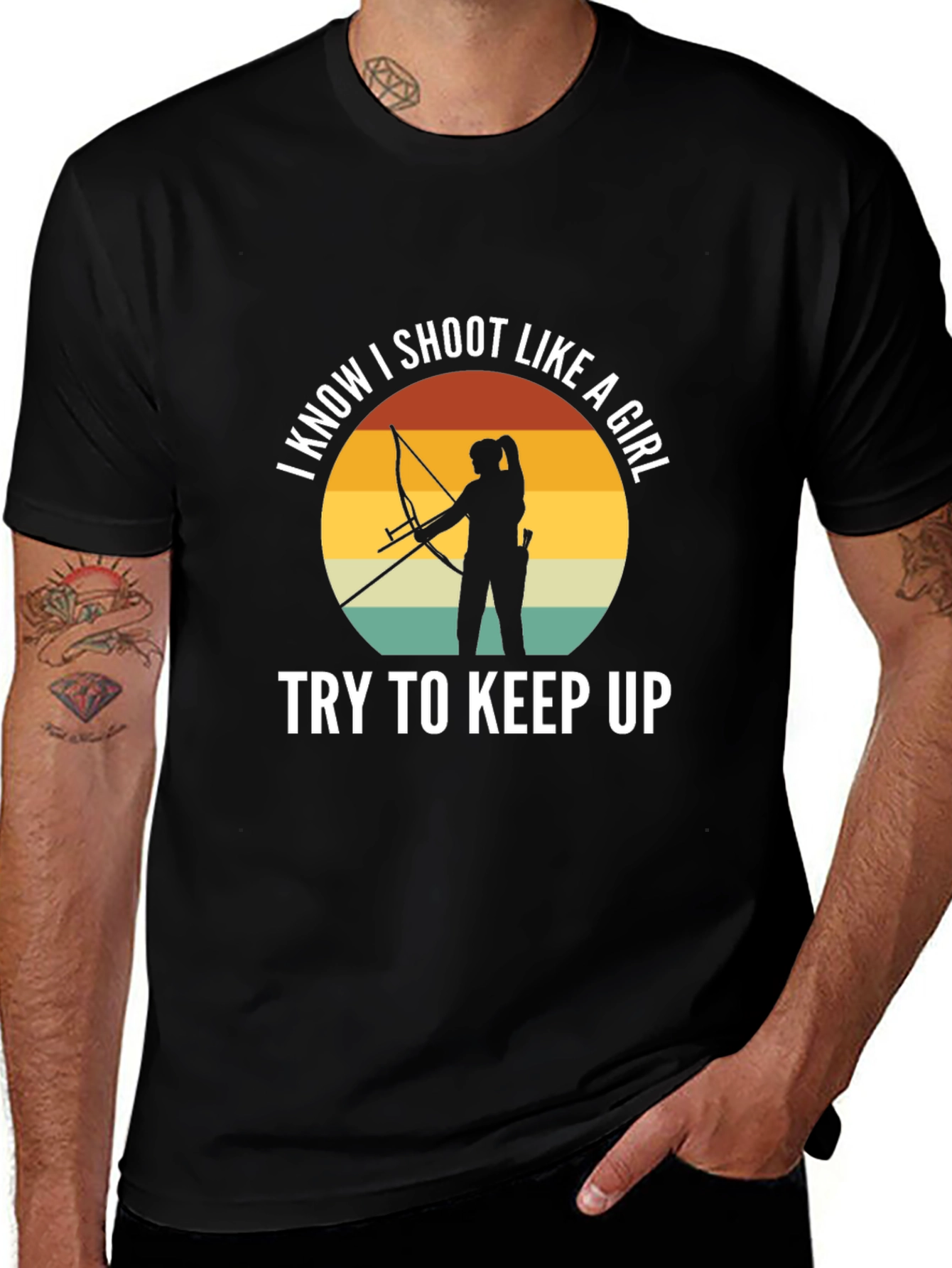 I Know I Shoot Like A Girl T-Shirt