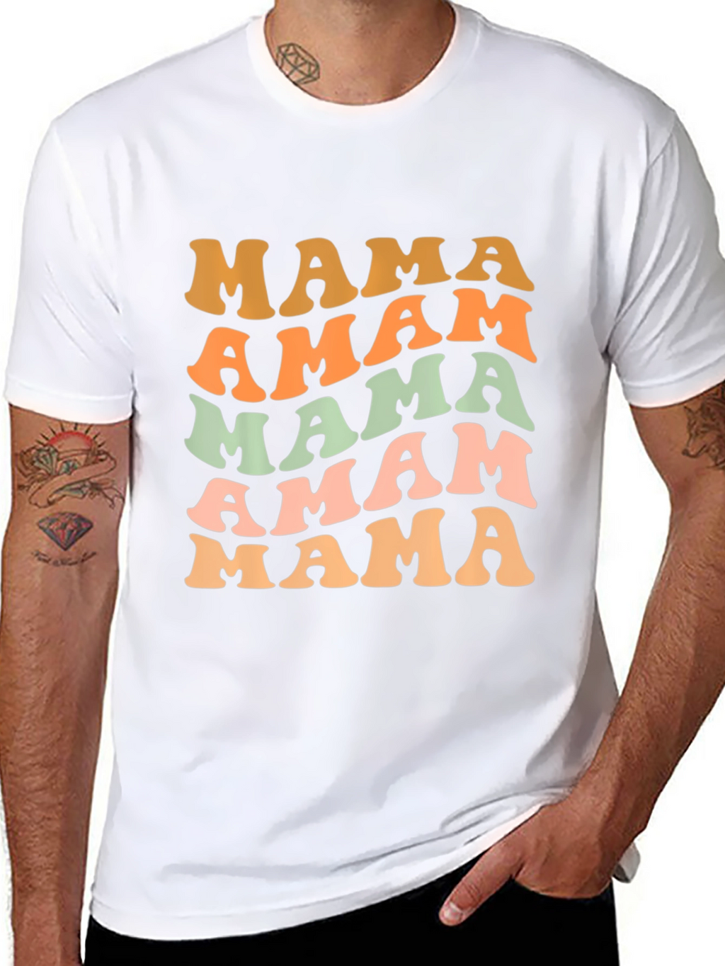 Retro Mama Tee - Trendy Mom Style