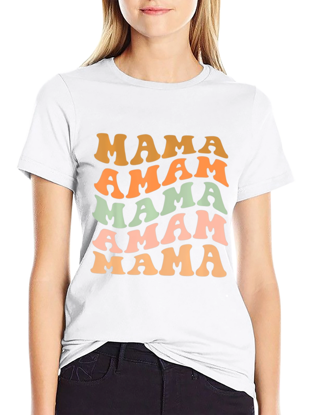 Retro Mama Tee - Trendy Mom Style
