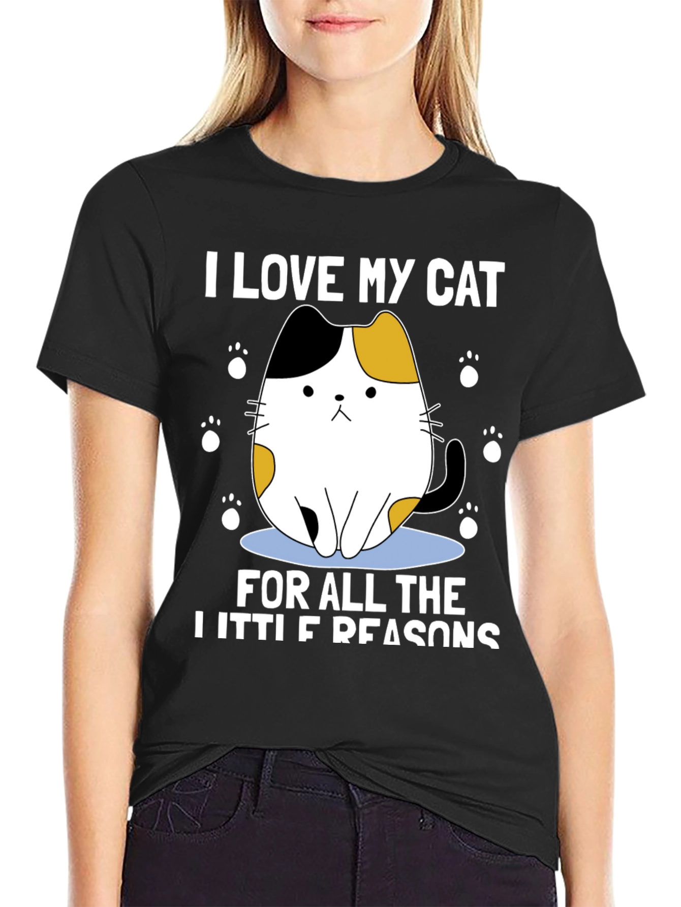 I Love My Cat T-Shirt - Cute Cat Graphic Tee