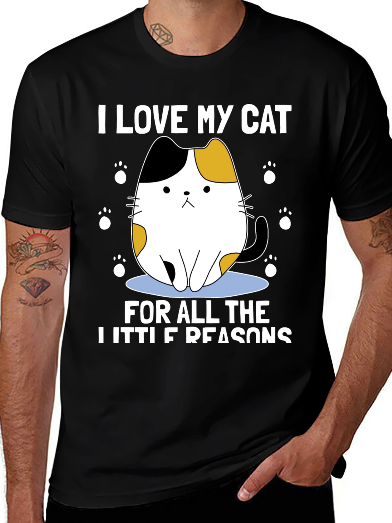 I Love My Cat T-Shirt - Cute Cat Graphic Tee