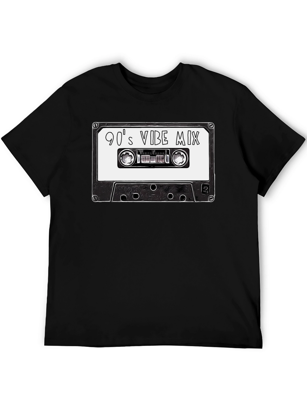 90s Vibe Mix Cassette Tape Graphic T-Shirt