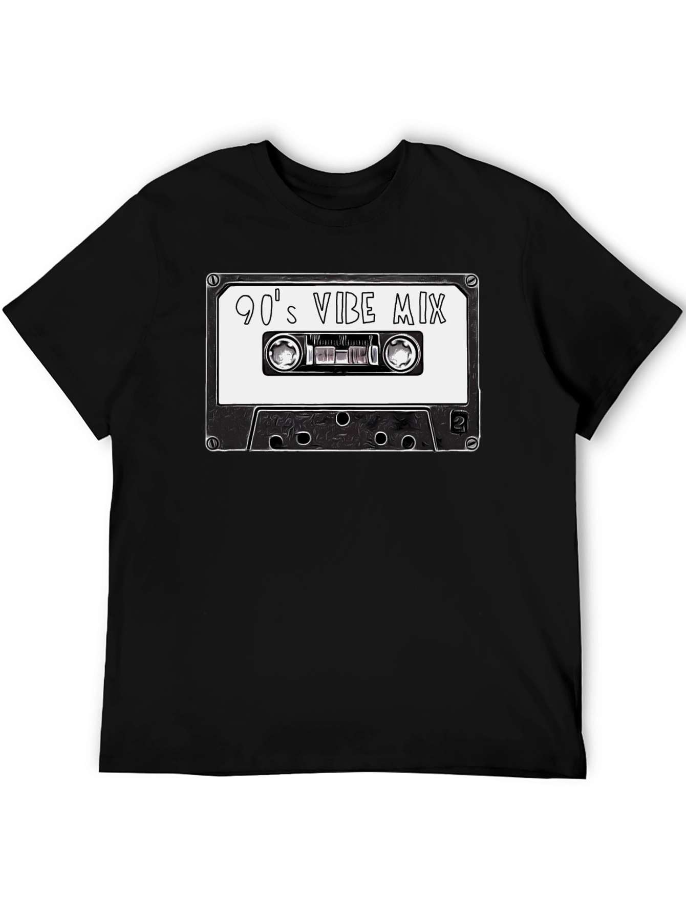 90s Vibe Mix Cassette Tape Graphic T-Shirt