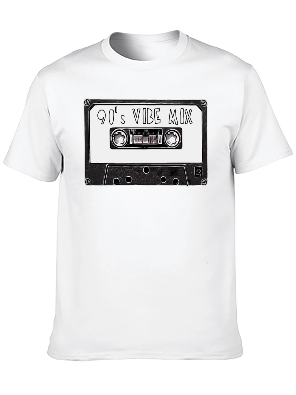 90s Vibe Mix Cassette Tape Graphic T-Shirt