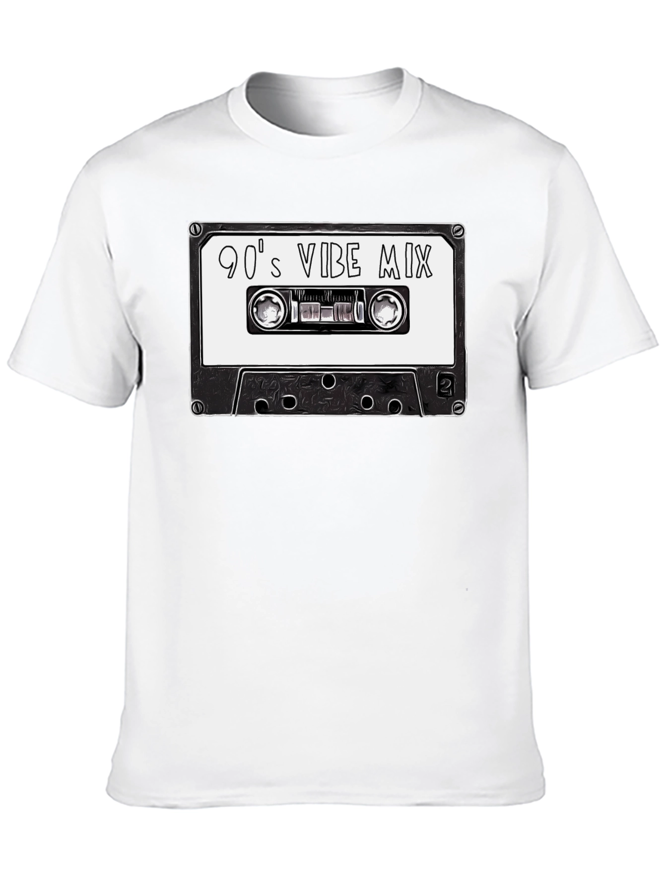 90s Vibe Mix Cassette Tape Graphic T-Shirt