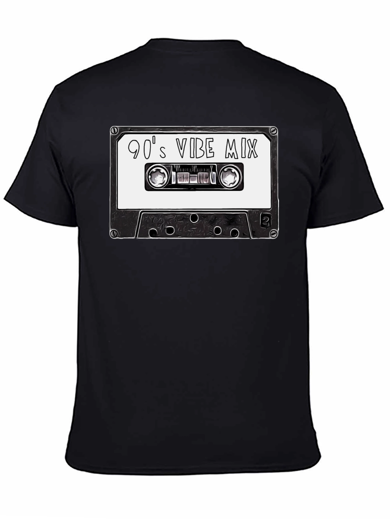 90s Vibe Mix Cassette Tape Graphic T-Shirt