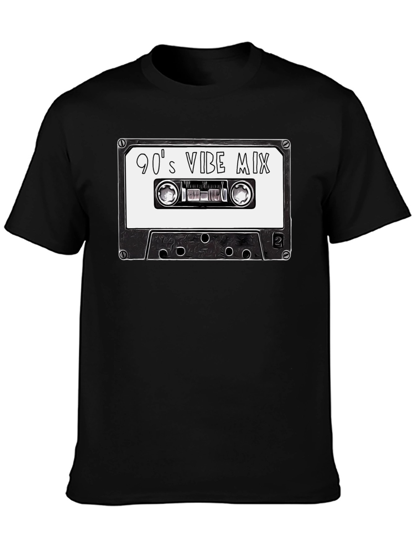 90s Vibe Mix Cassette Tape Graphic T-Shirt