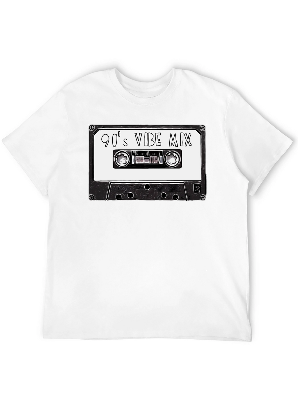90s Vibe Mix Cassette Tape Graphic T-Shirt