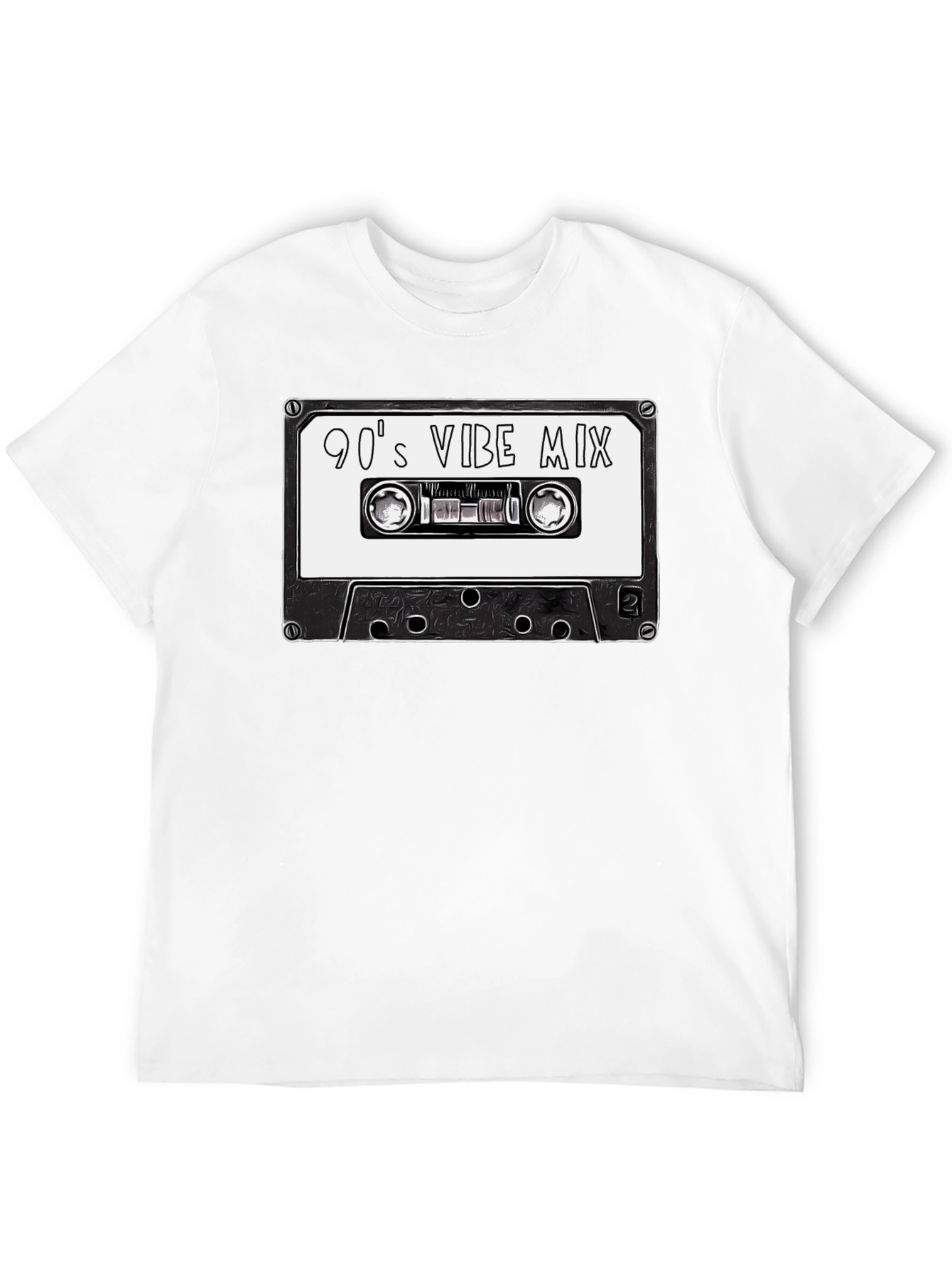 90s Vibe Mix Cassette Tape Graphic T-Shirt