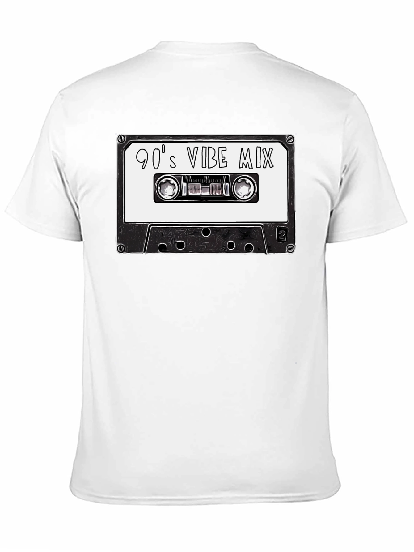 90s Vibe Mix Cassette Tape Graphic T-Shirt