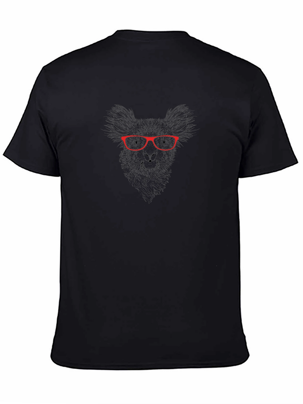 Cool Llama Graphic Tee - Black Cotton T-Shirt