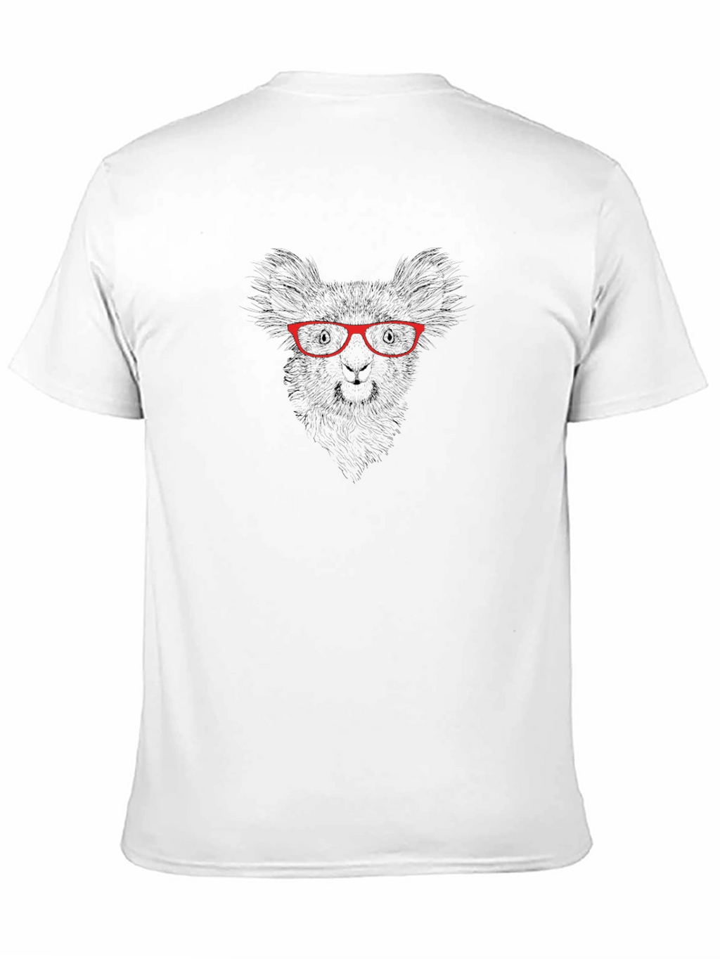 Cool Llama Graphic Tee - Black Cotton T-Shirt