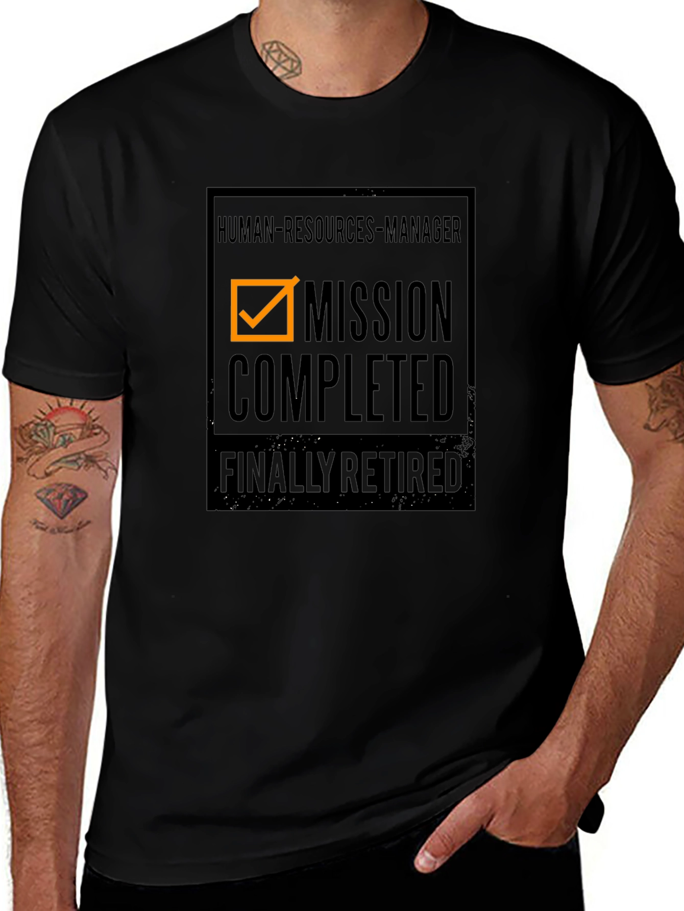 Retired HR Manager T-Shirt: Mission Completed!